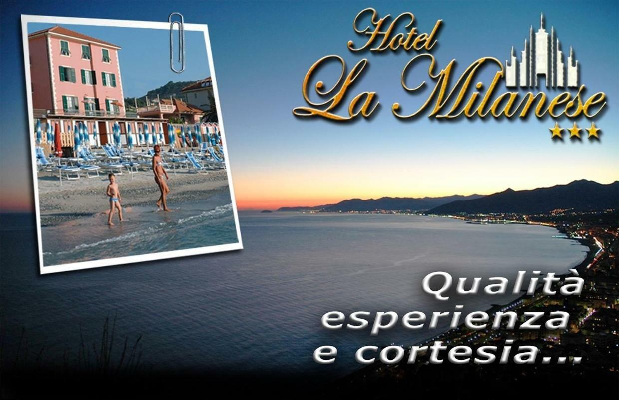 Hotel La Milanese Pietra Ligure Exterior foto